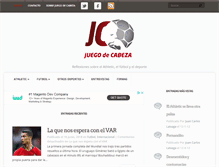 Tablet Screenshot of juegodecabeza.com